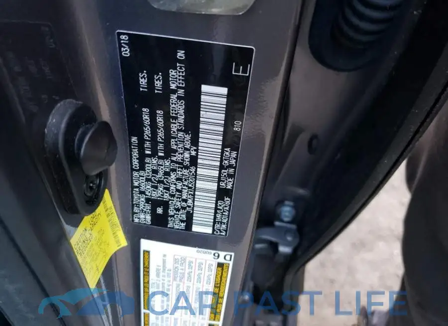 JTJBM7FX1J5201546# 10