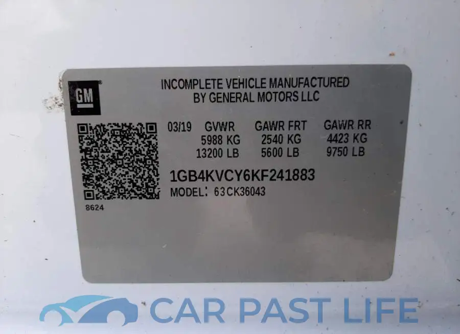 1GB4KVCY6KF241883# 13