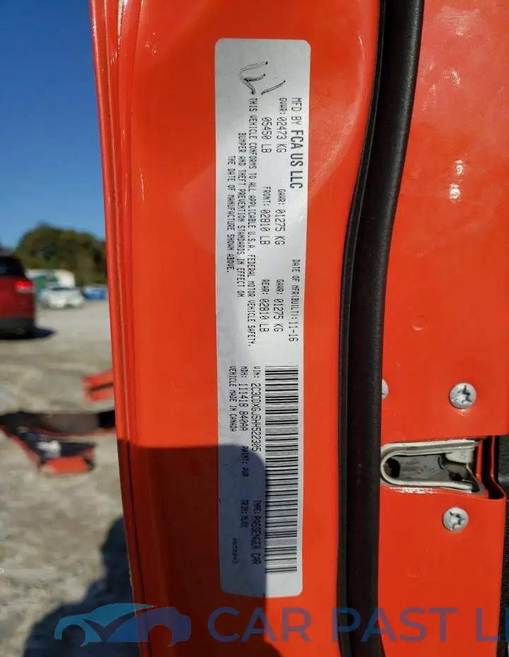 2C3CDXGJ5HH522305# 10