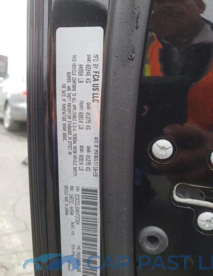 2C3CDZJGXKH737324# 10
