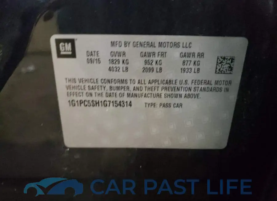 1G1PC5SH1G7154314# 10