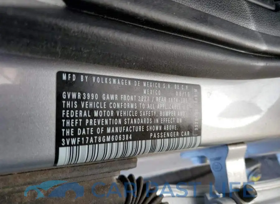 3VWF17AT8GM606384# 10