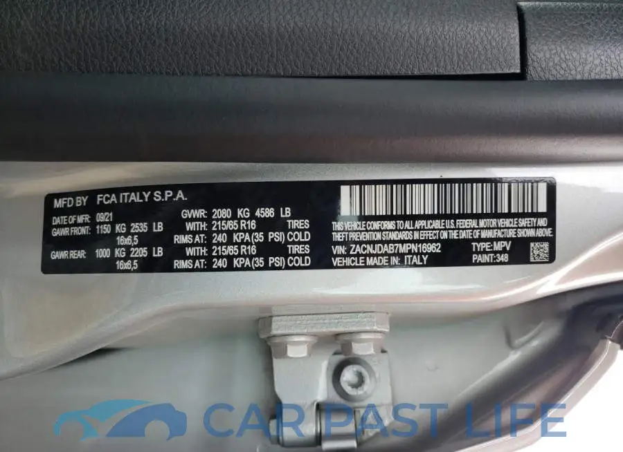 ZACNJDAB7MPN16962# 13