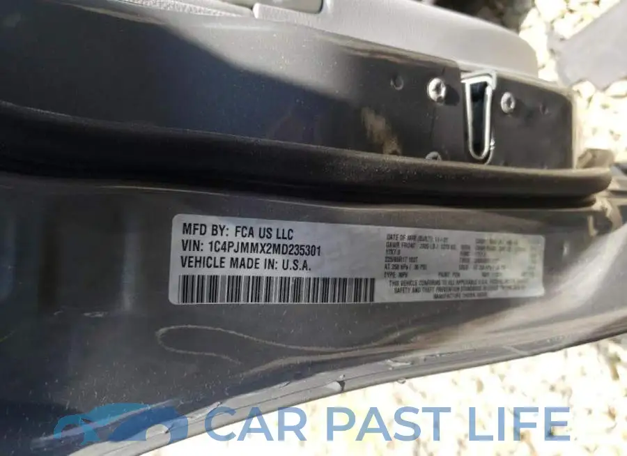 1C4PJMMX2MD235301# 10