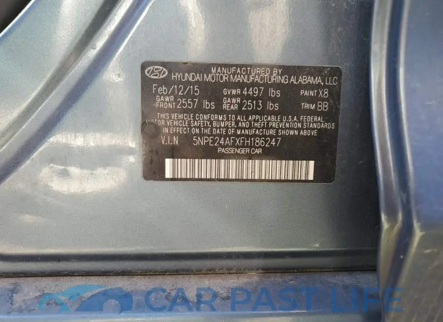 5NPE24AFXFH186247# 10