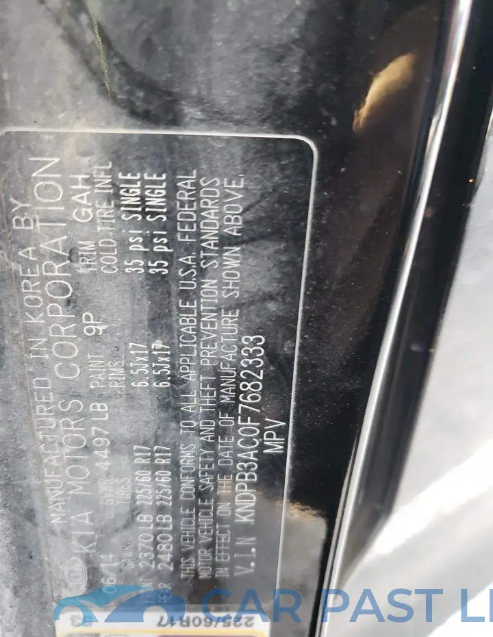KNDPB3AC0F7682333# 10