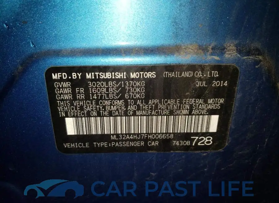 ML32A4HJ7FH006658# 12