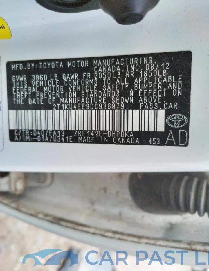 2T1KU4EE9DC936879# 10