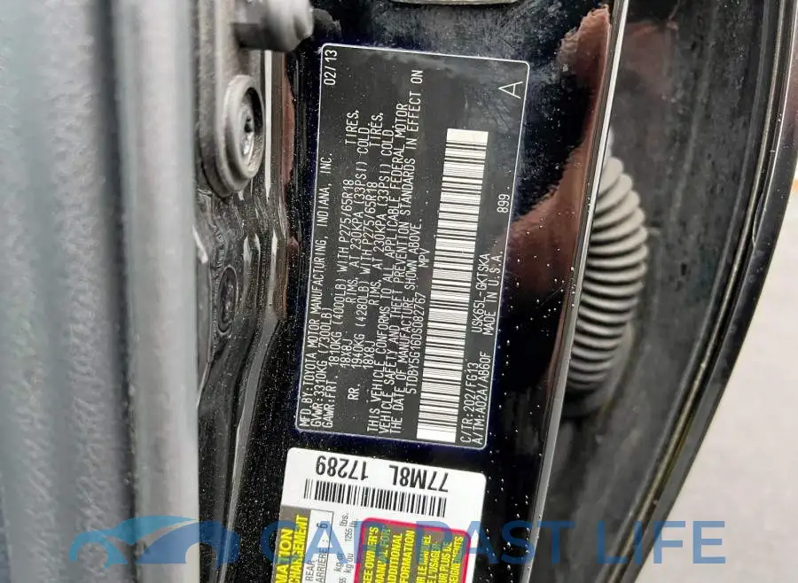 5TDBY5G16DS082767# 10