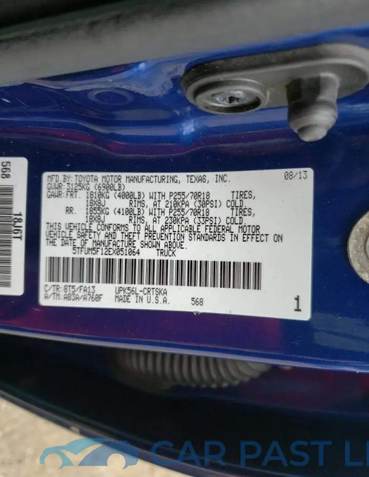 5TFUM5F12EX051064# 10