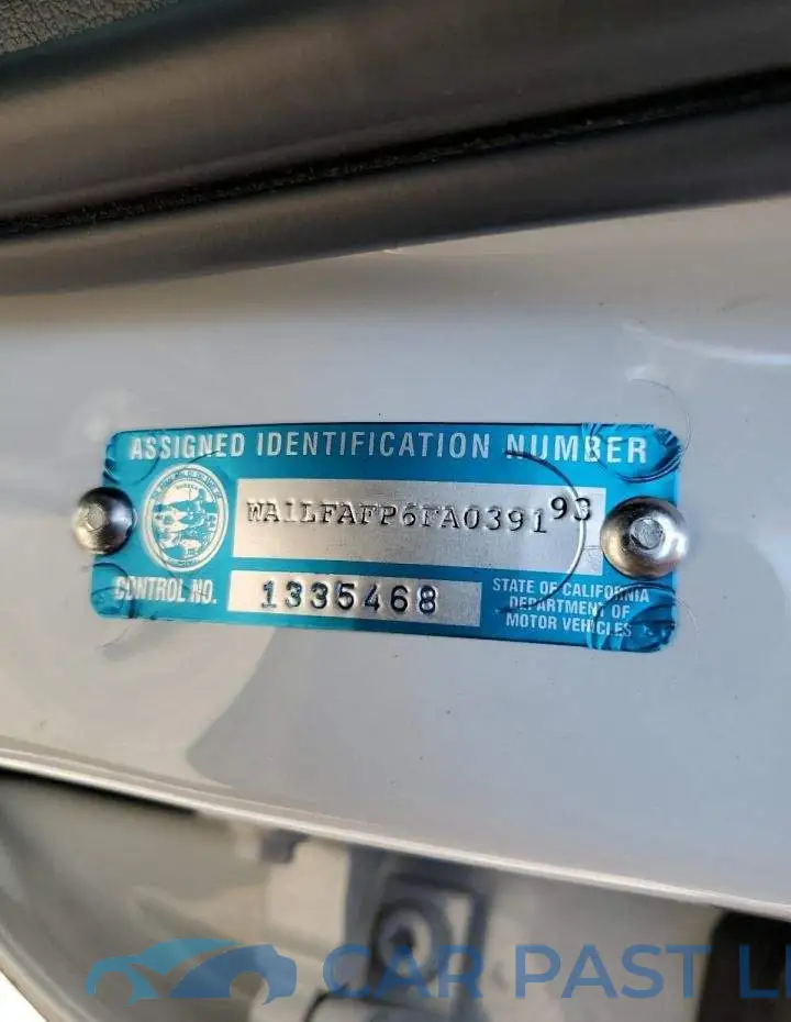 WA1LFAFP6FA039193# 10