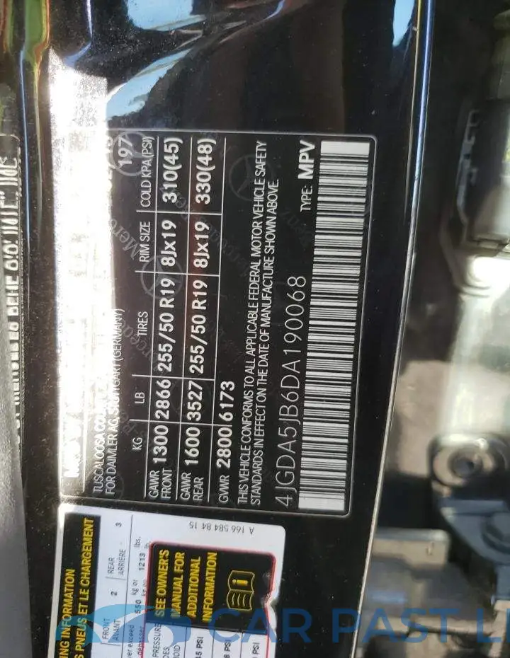 4JGDA5JB6DA190068# 13