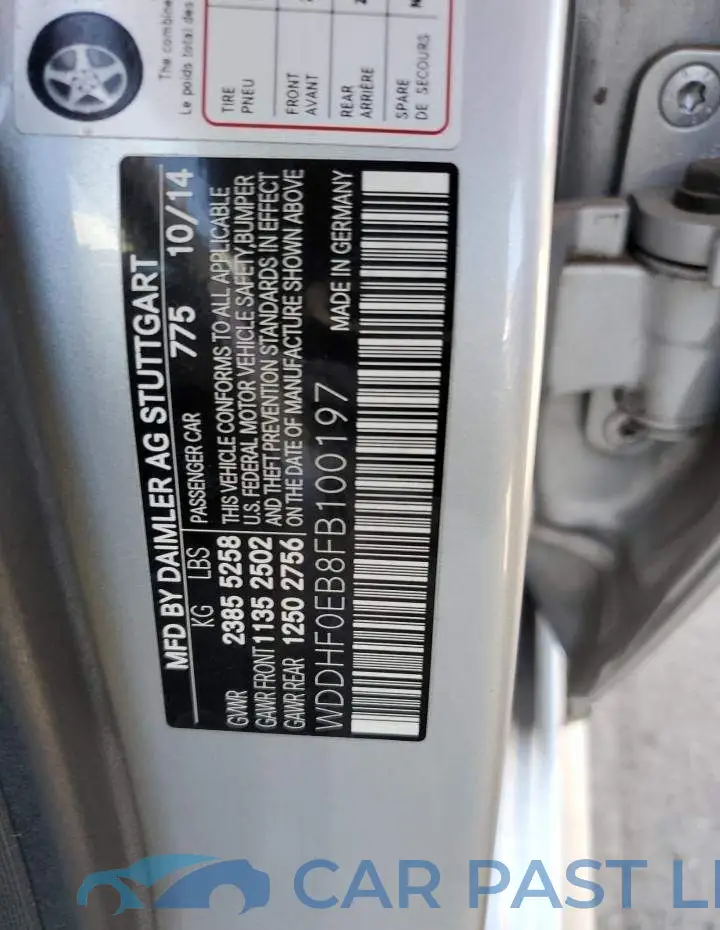 WDDHF0EB8FB100197# 10