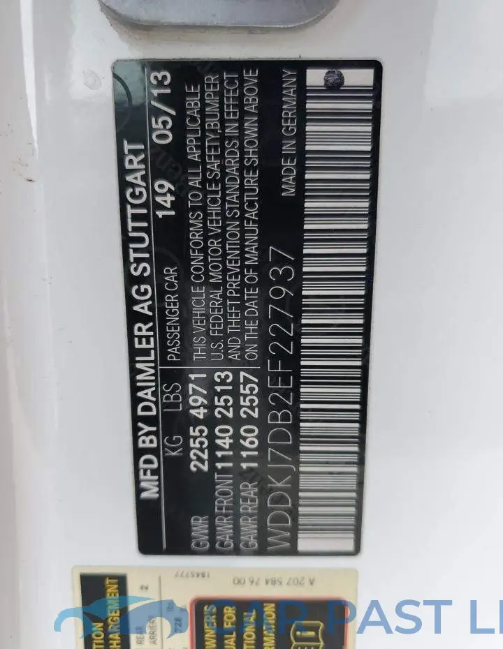WDDKJ7DB2EF227937# 10