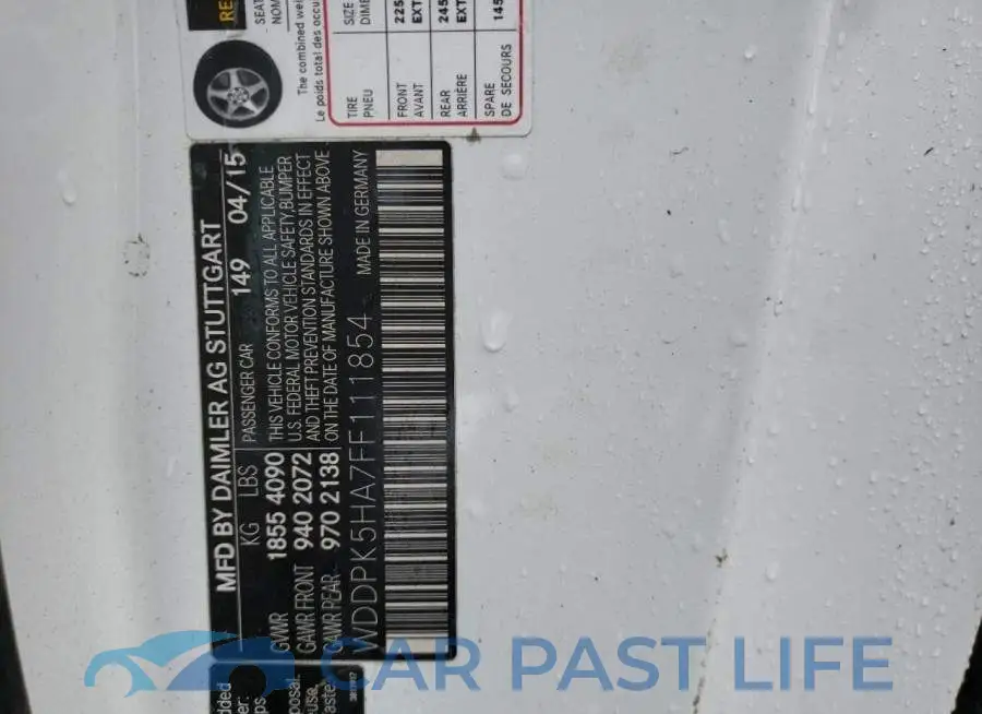 WDDPK5HA7FF111854# 10