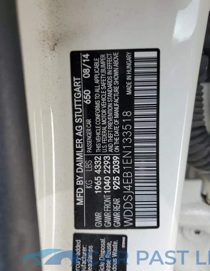 WDDSJ4EB1EN133518# 10