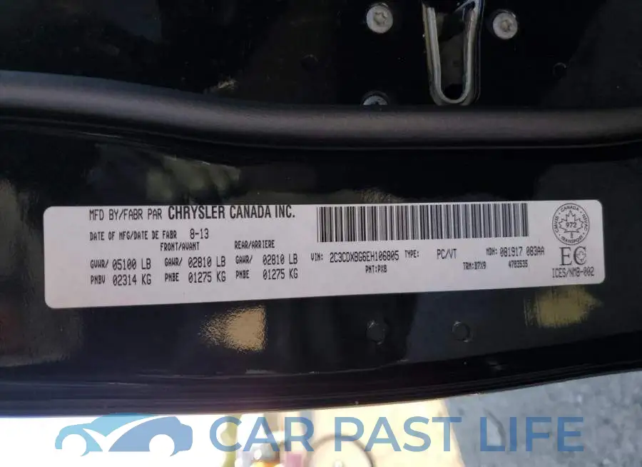 2C3CDXBG6EH106805# 12