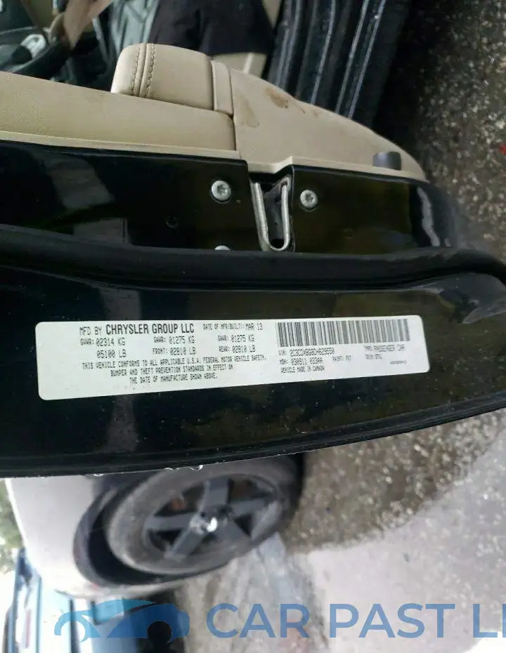 2C3CDXBG8DH629550# 12