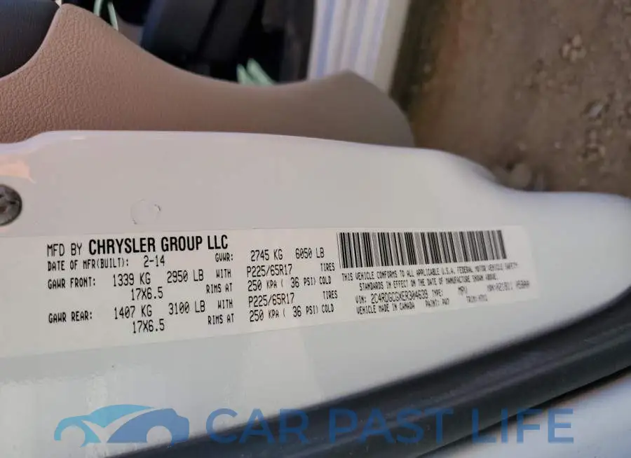 2C4RDGCGXER304639# 10