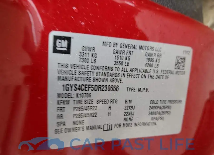 1GYS4CEF5DR230656# 10