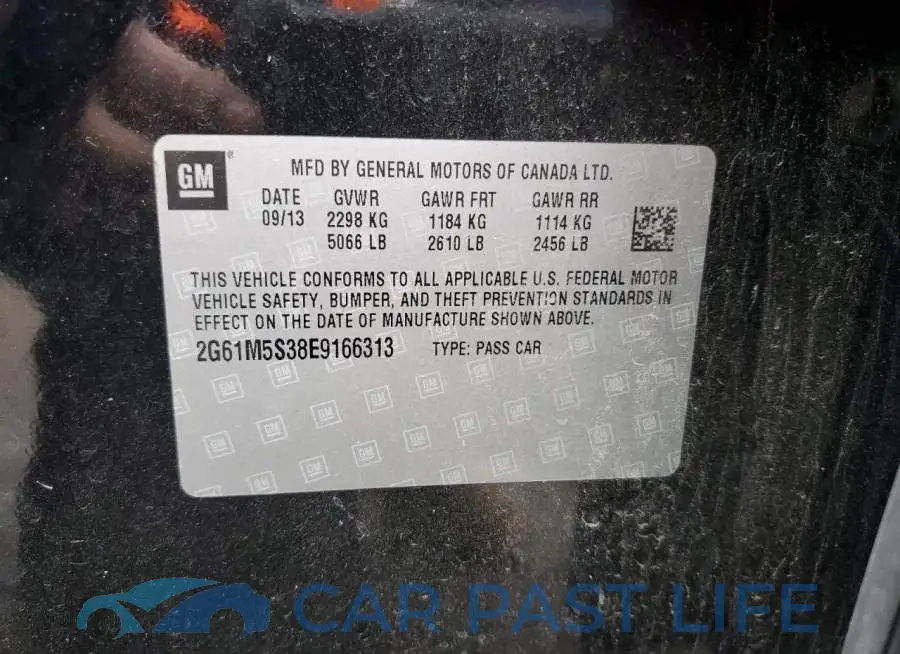 2G61M5S38E9166313# 10
