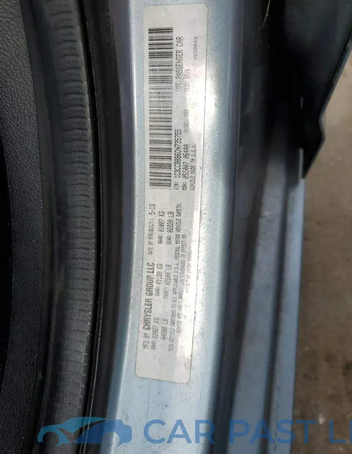 1C3CCBBB6DN735755# 12