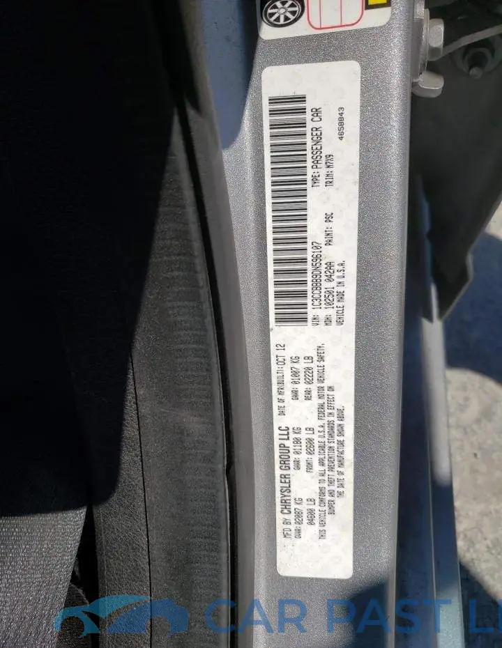 1C3CCBBB9DN596107# 10