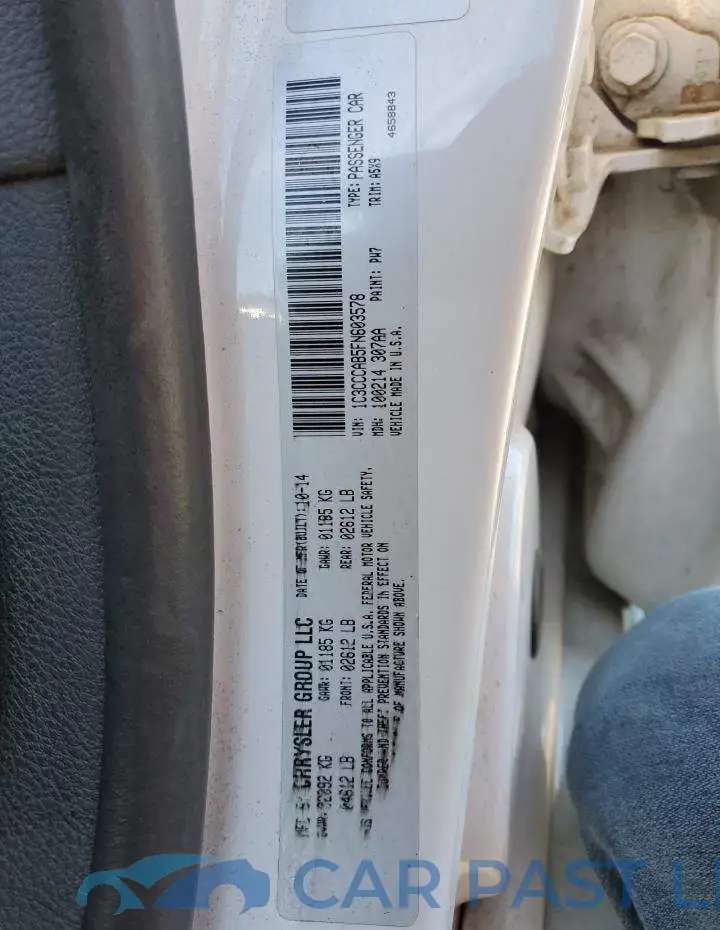 1C3CCCAB5FN603578# 10