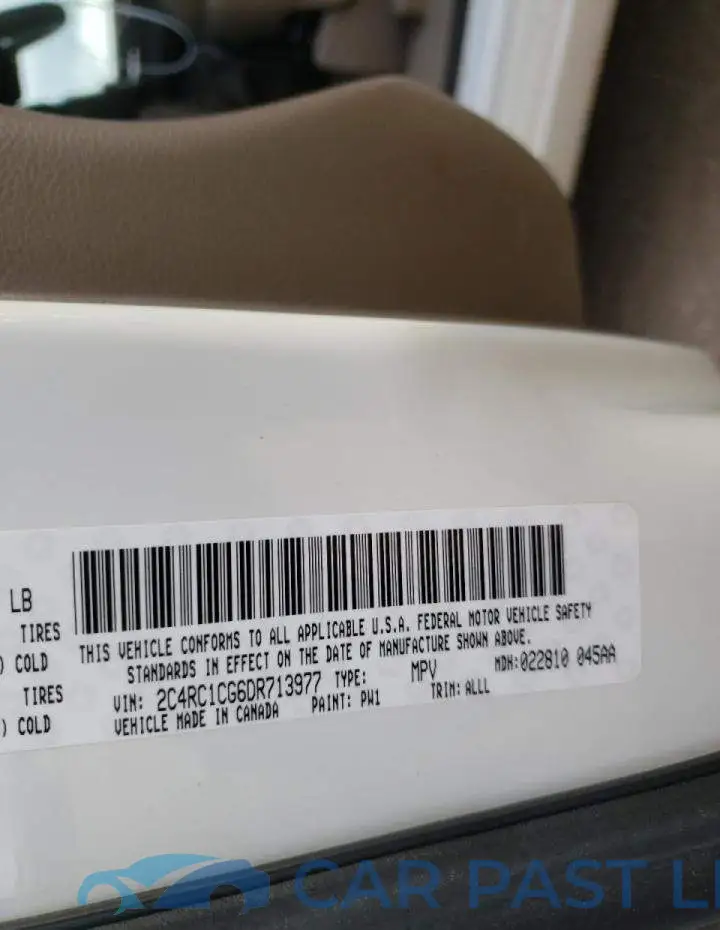 2C4RC1CG6DR713977# 10