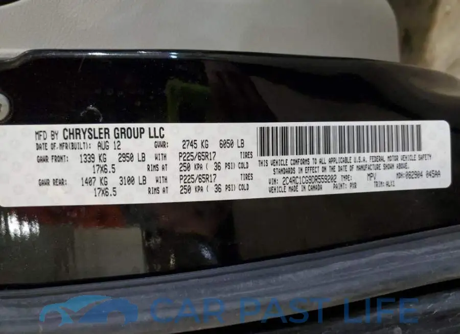 2C4RC1CG9DR559202# 10