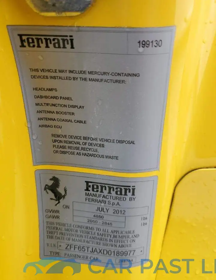 ZFF65TJAXD0189977# 10