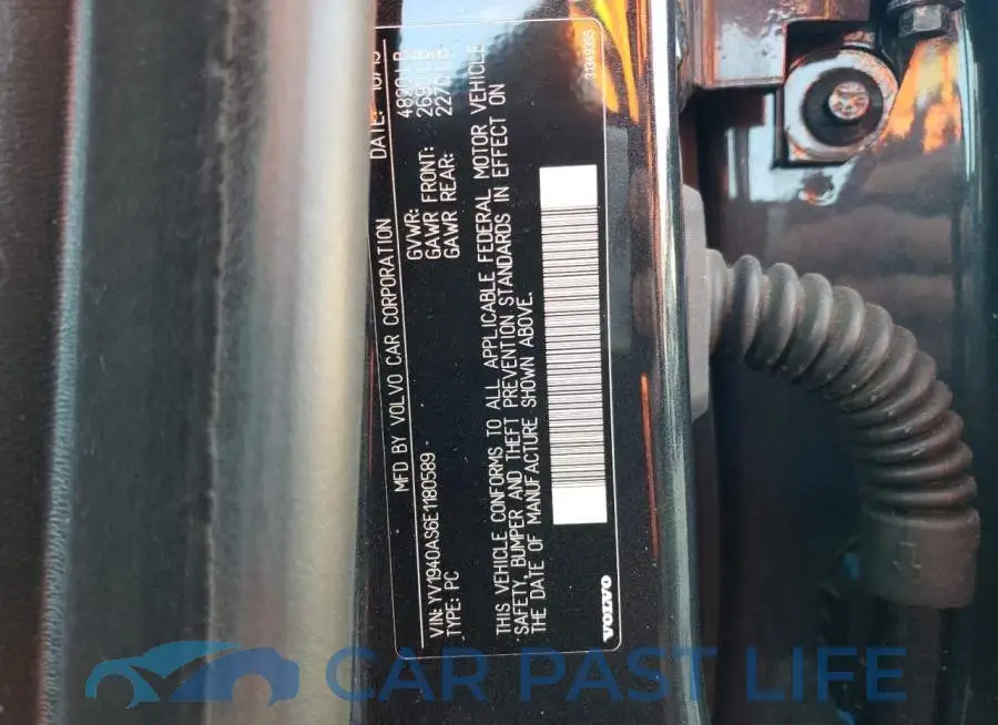 YV1940AS6E1180589# 10