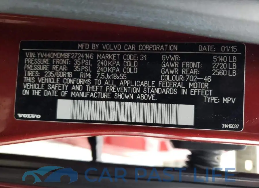 YV440MDM8F2724146# 12