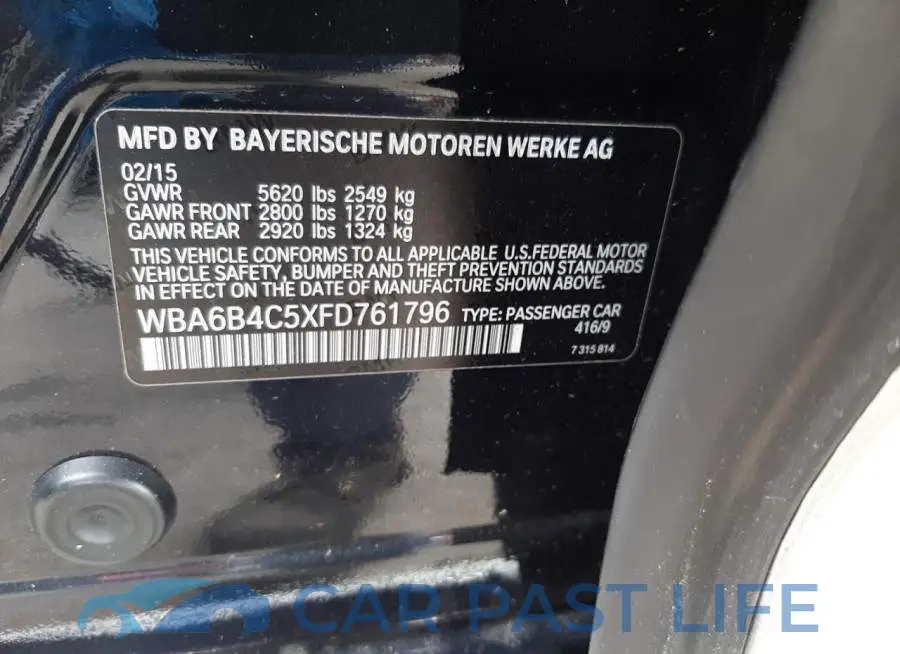 WBA6B4C5XFD761796# 10