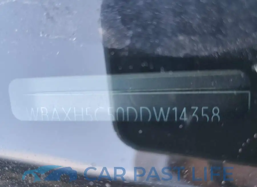 WBAXH5C50DDW14358# 10
