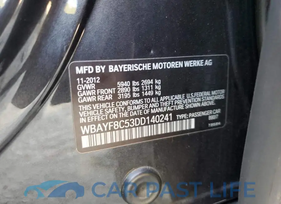 WBAYF8C53DD140241# 10