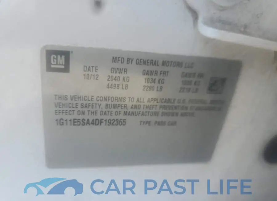 1G11E5SA4DF192365# 10