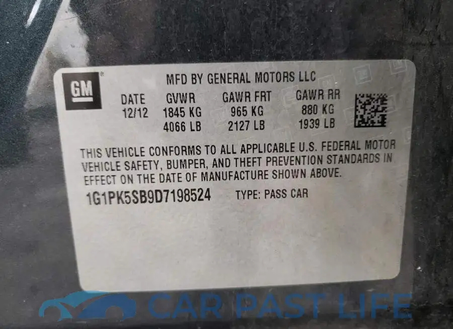 1G1PK5SB9D7198524# 12