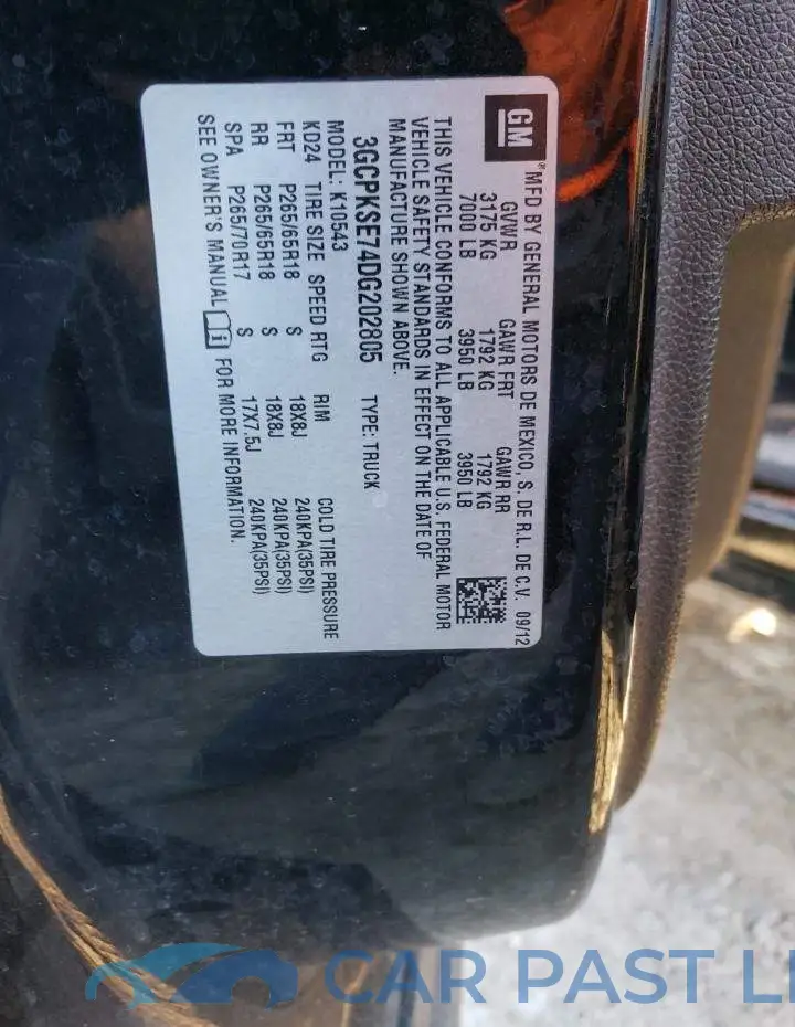 3GCPKSE74DG202805# 10