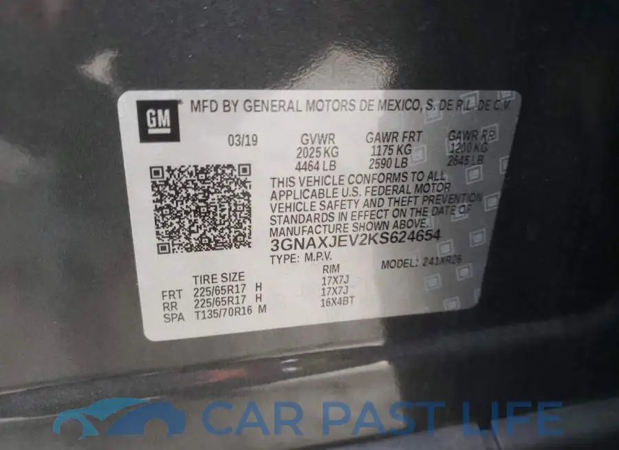 3GNAXJEV2KS624654# 10