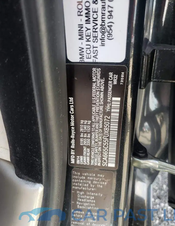 SCA665C55FUX85072# 10