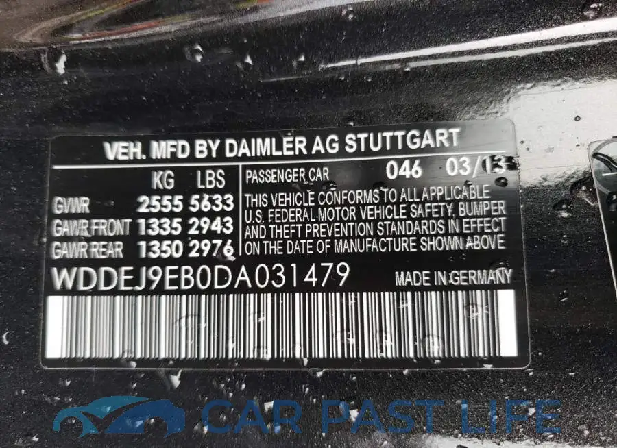 WDDEJ9EB0DA031479# 10