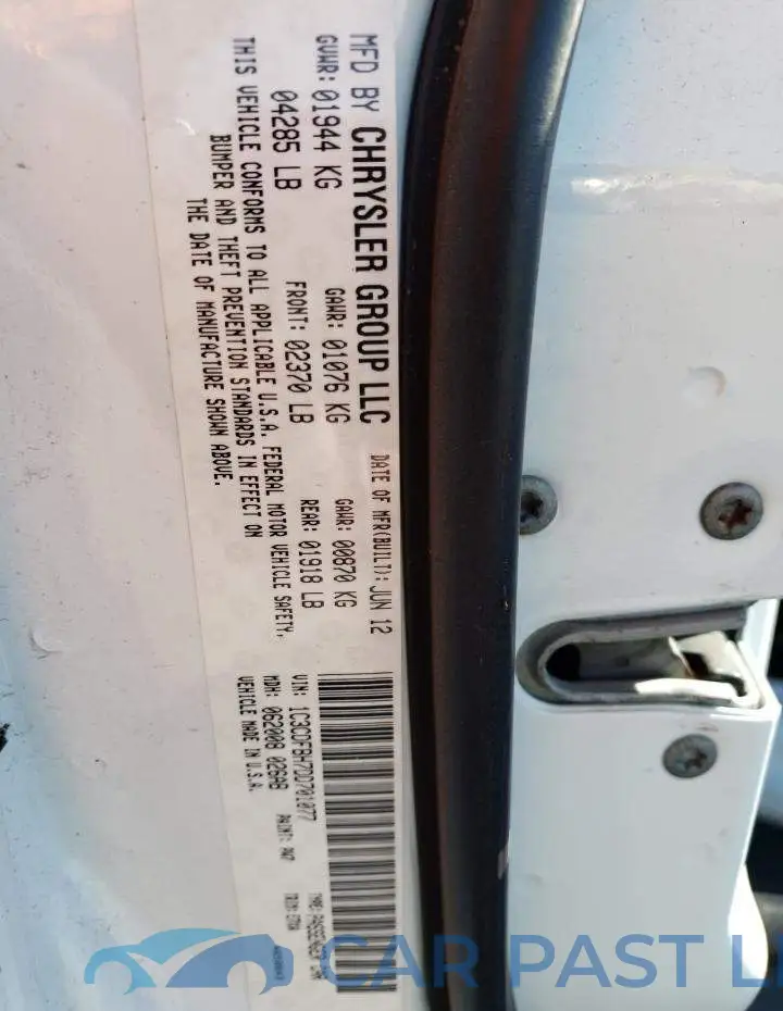 1C3CDFBH7DD701077# 13