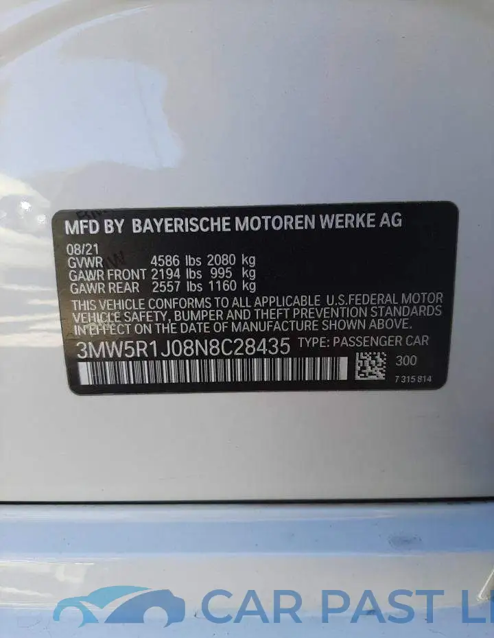 3MW5R1J08N8C28435# 10