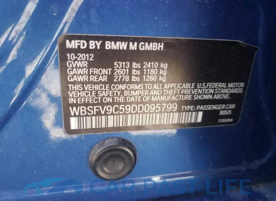 WBSFV9C59DD095799# 10