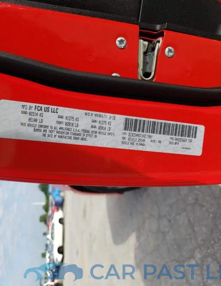 2C3CDXHG7JH217901# 10