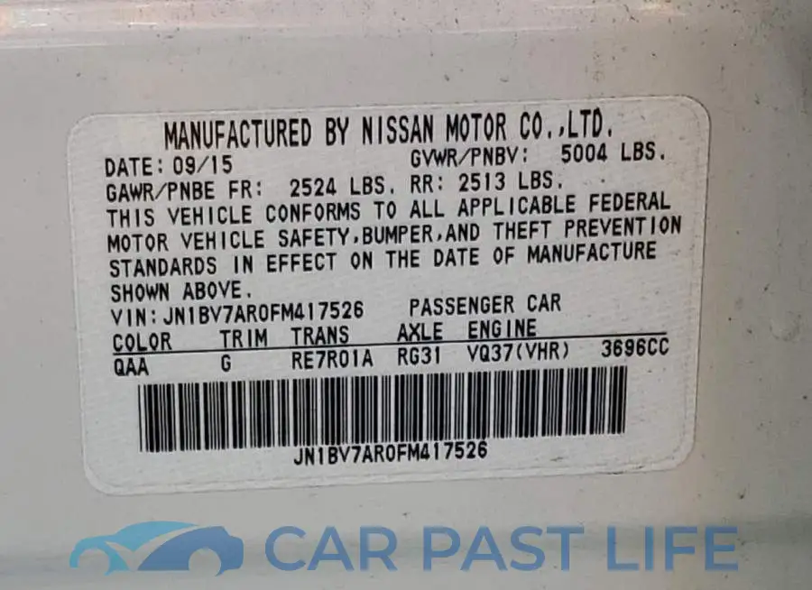 JN1BV7AR0FM417526# 10