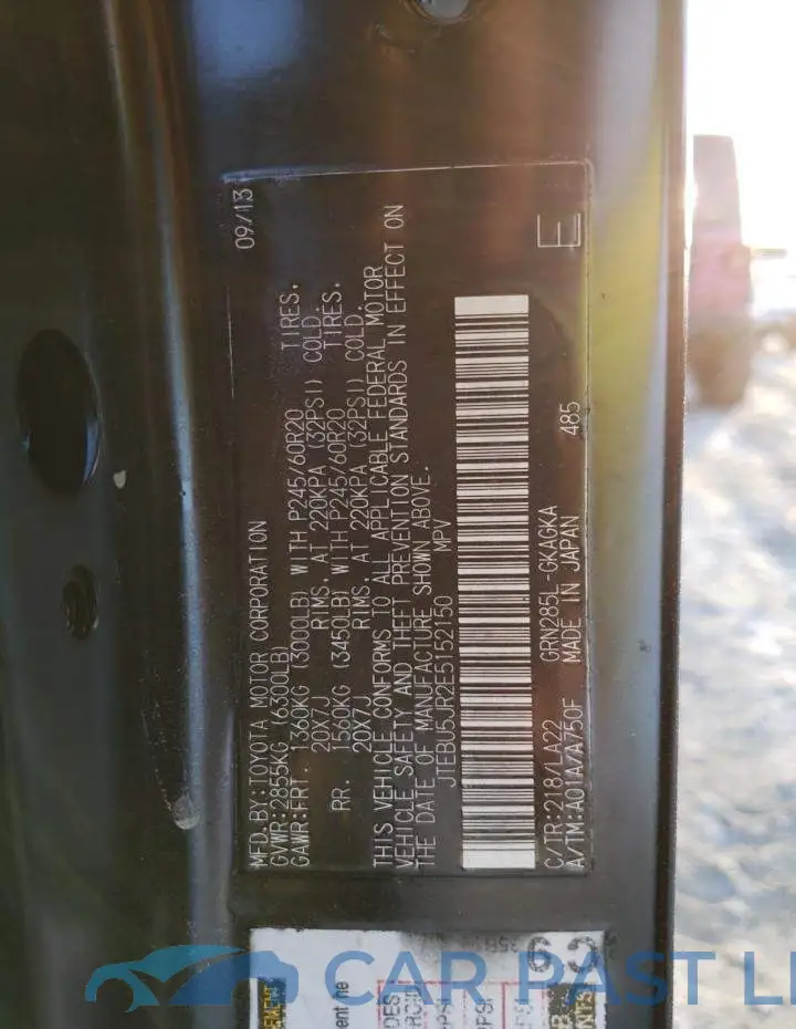 JTEBU5JR2E5152150# 13
