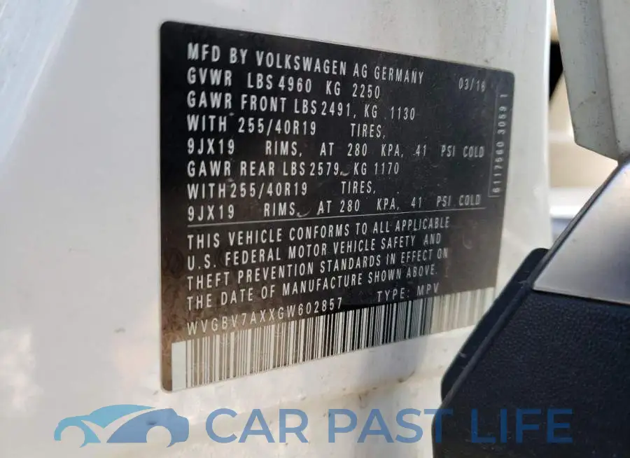 WVGBV7AXXGW602857# 13