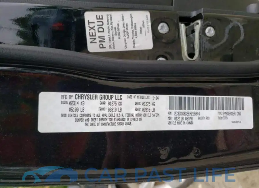 2C3CDXBG2EH215844# 10